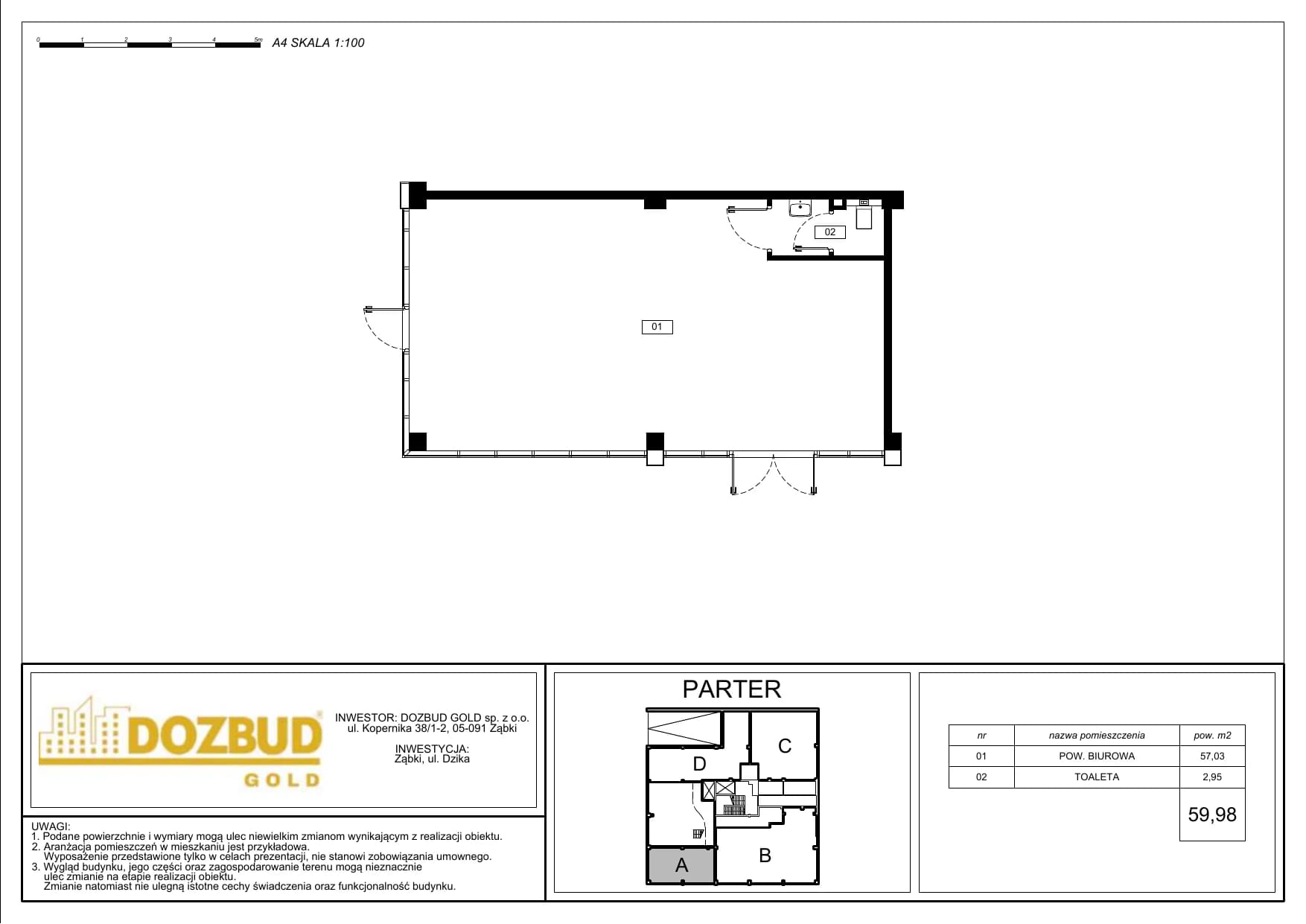 Floor plan A